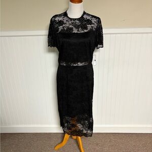 Premier Black Lace Dress